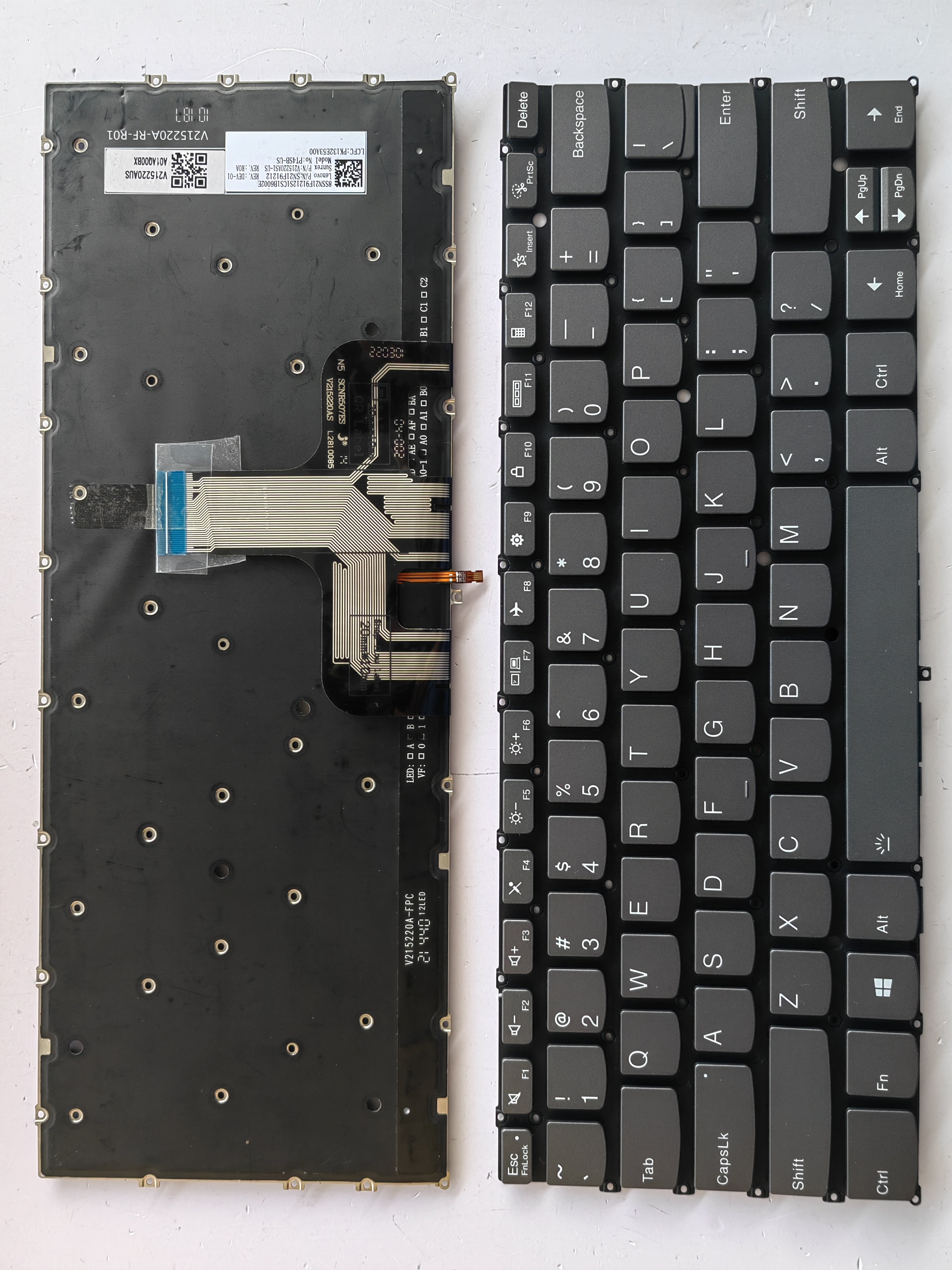 Picture of New Replacement Laptop Keyboard For LENOVO YOGA 7 14AC/YOGA7 14AC Yoga 7 ProX 14ARH7 Grey Backlit (OEM) US Layout